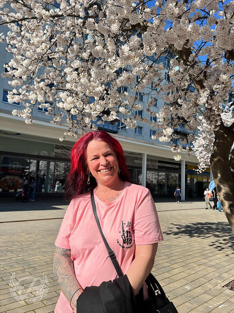 Bella in Chemnitz beim Kirschblütenfest